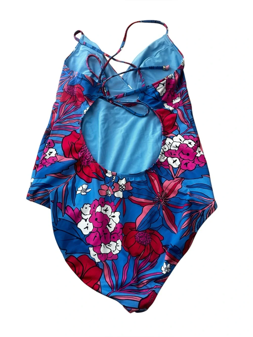 Vineyard Vines Women's Sconset One-piece Blue Pink Floral S